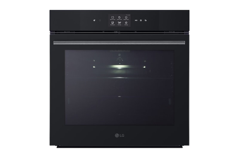 Foto frontale del forno aperto LG WSED7667M